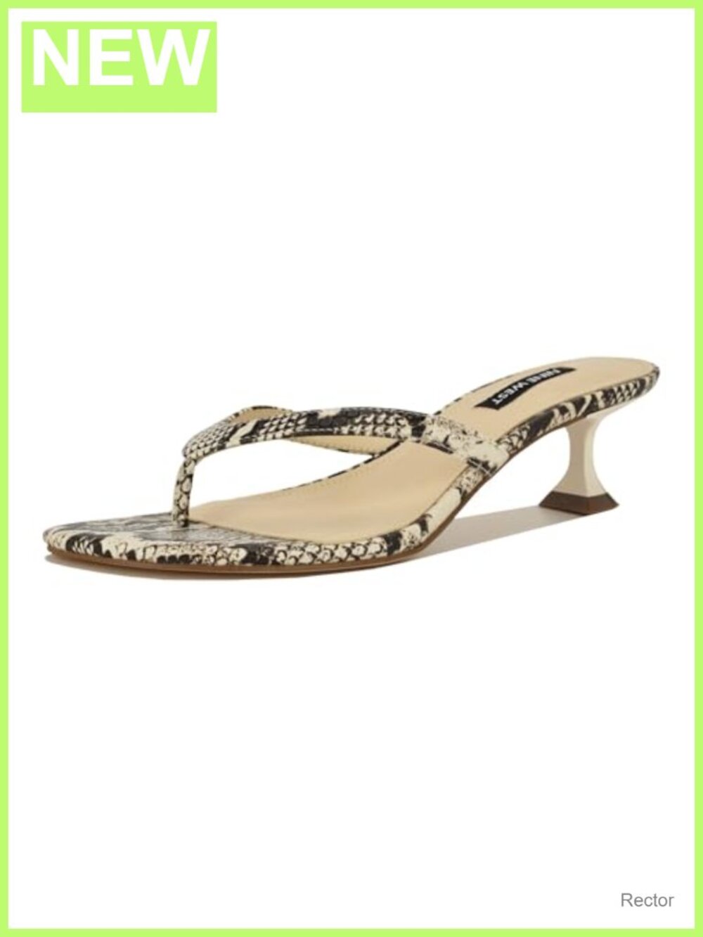 Faux Leather Kitten Heel Sandals Slip On Dress Heels